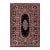 1990's Abusson Pak-Persian Black/Black Wool Rug - 3'1'' X 5'0'' For Sale