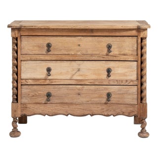 Eclectic Oak and Pine Chest of Drawers, Antique, France, Circa 1900 For Sale
