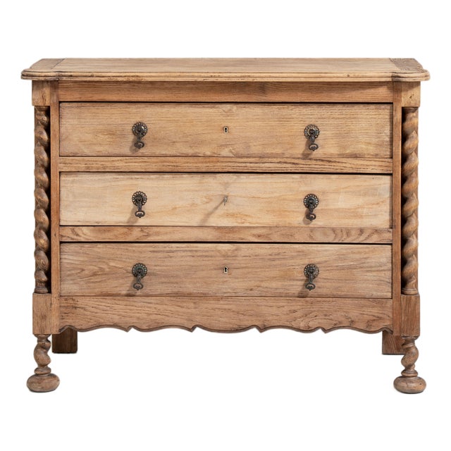 Eclectic Oak and Pine Chest of Drawers, Antique, France, Circa 1900 For Sale