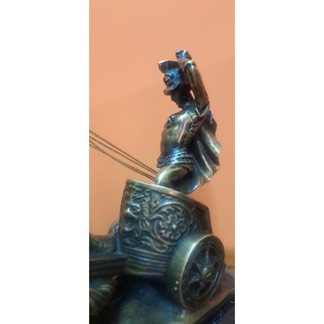 Ancient Roman Bronze Figure, 1959 For Sale - Image 6 of 8