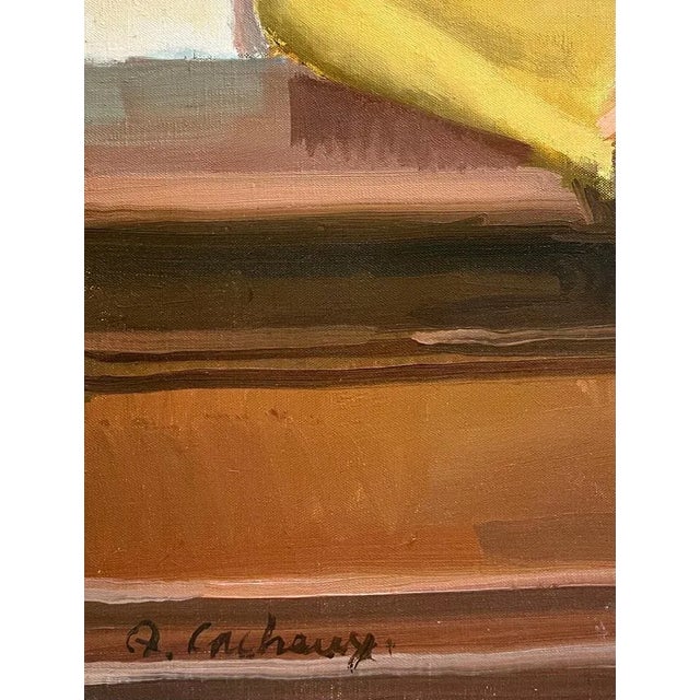 Artwork sold with frame (92 x 76.5 cm) Armand Cacheux (1868–1965) was a Swiss painter and engraver born in Geneva. He...