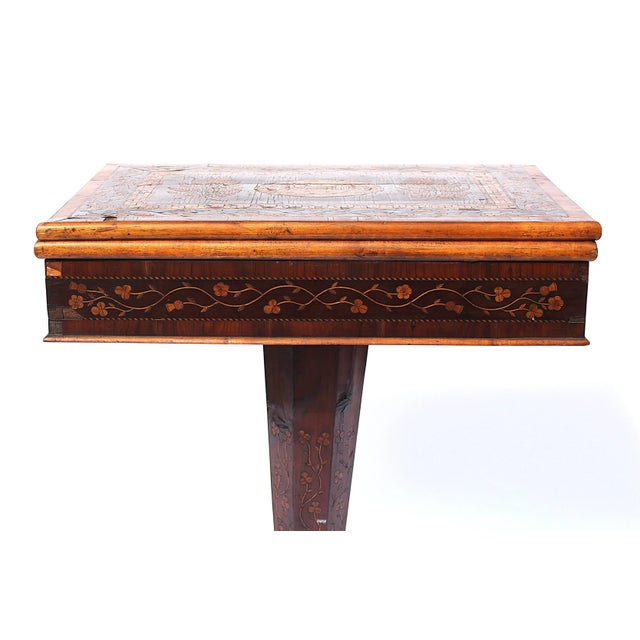 19th C. Killarney Game Table. A rare piece produced in Killarney, County Kerry during the mid-Victorian period for the...