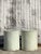 Vintage Boho Glazed Ceramic Low Stools - a Pair For Sale - Image 9 of 10