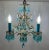 Turquoise Petite Spanish Frame Chandelier by Karen Curtis For Sale - Image 12 of 12