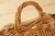 Wood Mid-Century Chunky Rectangular Wicker Bread Basket With Handles For Sale - Image 7 of 18