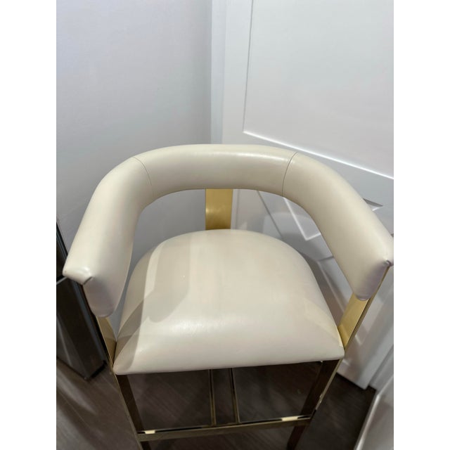 2020s Interlude Home Darcy Counter Stools For Sale - Image 5 of 5