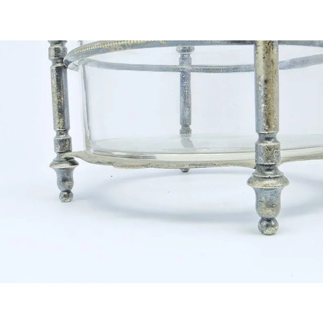 Metal Art Nouveau Sugar Bowl from Bracia Henneberg, Poland, Early 20th Century For Sale - Image 7 of 11