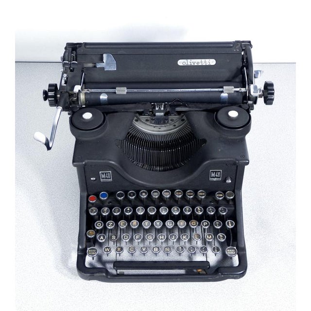M40 Typewriter from Olivetti, 1930s For Sale - Image 16 of 18