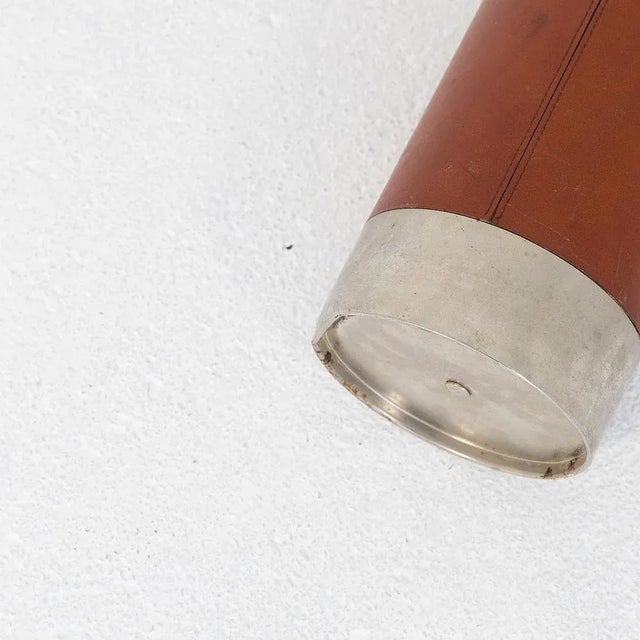 Leather Floor Ashtrays, 1960s, Set of 2 For Sale - Image 11 of 12