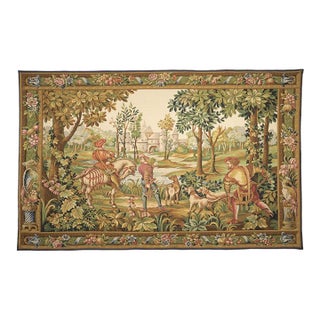Le Retour Au Château Tapestry - 178 X 280 Cm (5'10" X 9'2" ) - Requires Rod Size 6 For Sale