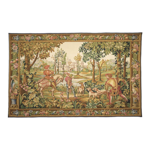 Le Retour Au Château Tapestry - 178 X 280 Cm (5'10" X 9'2" ) - Requires Rod Size 6