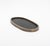 Modern Oval Tray in Black Oak With Bronze Patina Brass by Kifu Paris For Sale - Image 3 of 7