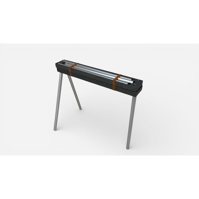 Metal Schraag Table Legs by Maarten Van Severen for Bulo For Sale - Image 7 of 11