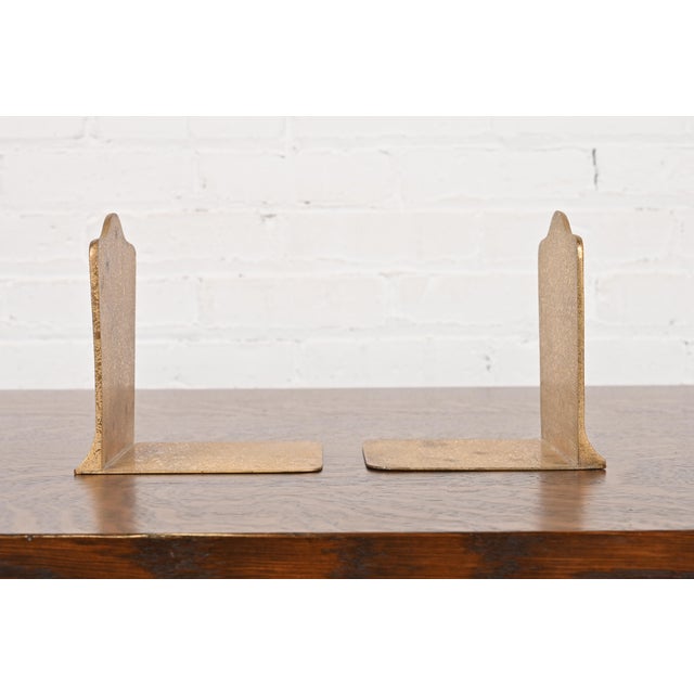 Tiffany Studios New York Bronze Doré Zodiac Bookends, Circa 1910 For Sale In South Bend - Image 6 of 12