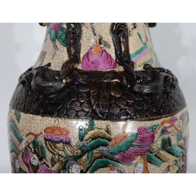 Light Yellow Chinese Porcelain Vases For Sale - Image 8 of 18