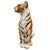 An incredible Italian glazed ceramic tiger statue. This is a very realistic hand-made and hand-painted rendition of a...