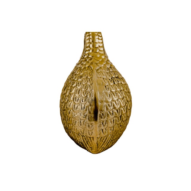 Vintage Mid-Century Modern Brass Quail Partridge For Sale In Tulsa - Image 6 of 9