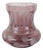Vintage Portuguese Amethyst Art Glass Vase, 1960s For Sale