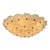 Murano Frost Disc Flush Mount Chandelier For Sale