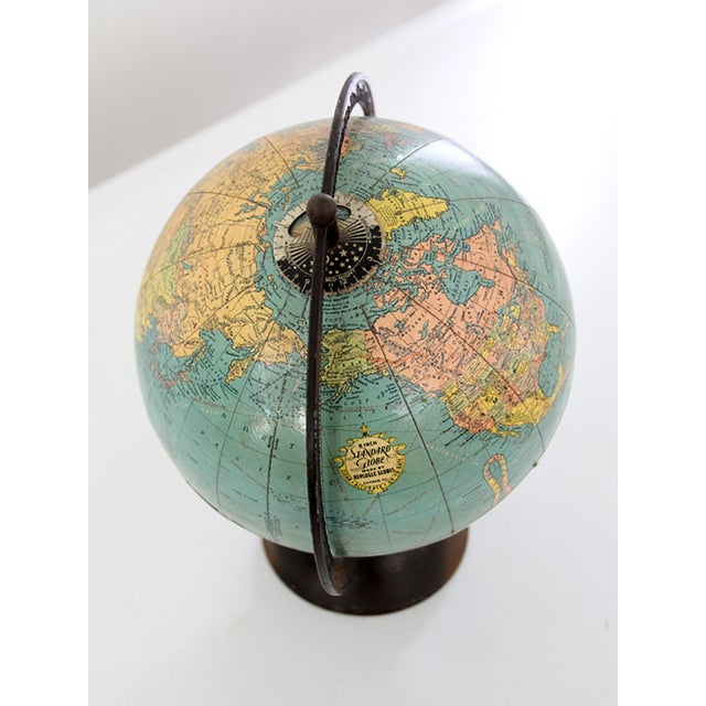 Vintage Replogle Globe Circa 1930 For Sale - Image 10 of 12