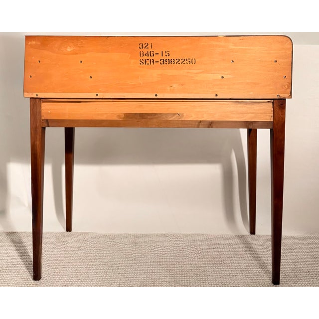 1980s Compact Writing Desk, Lane Furniture For Sale In New York - Image 6 of 10
