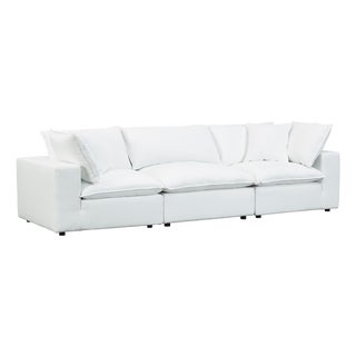 Cali Pearl Performance Fabric Modular Sofa For Sale
