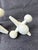 1990s Off White Cast Iron Jacks Set of 3 Decorative Objects For Sale - Image 14 of 17