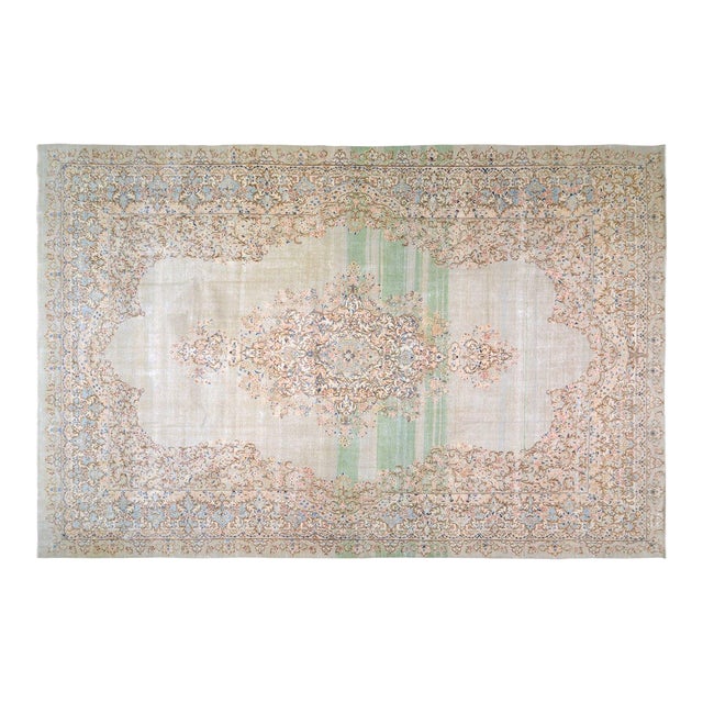 Vintage Turkish Anatolian Professional Hand Knotted Rug, 11'7x18 For Sale