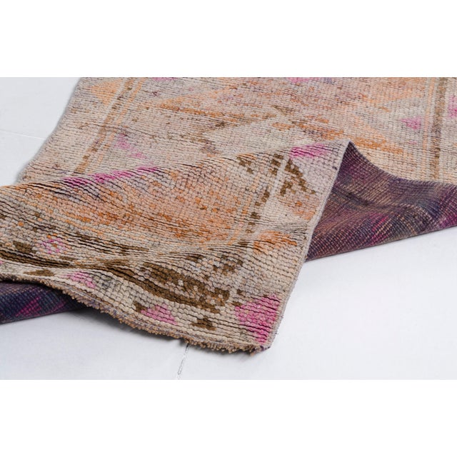 Handmade Oushak Vintage Runner For Sale - Image 10 of 10