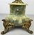 Gold Antique French Brass and Marble 5-Arm Candelabra For Sale - Image 8 of 12
