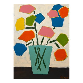 Abstract Floral Still Life / Modernist Still Life For Sale