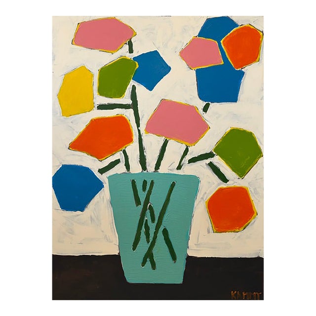 Abstract Floral Still Life / Modernist Still Life For Sale