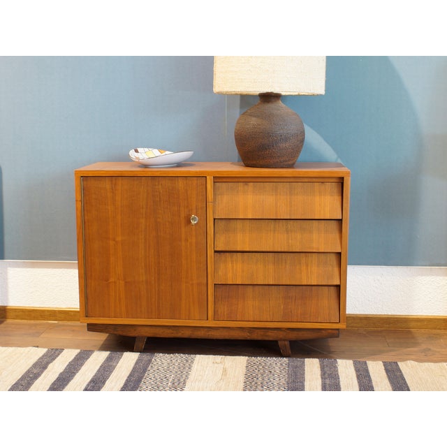 Mid-Century Modern Chest of Drawers in Walnut, 1960s For Sale - Image 6 of 7