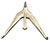 Metal Mid-Century Modern “Flying Eagle” Hood Ornament Presented as Decorative Sculpture For Sale - Image 7 of 10