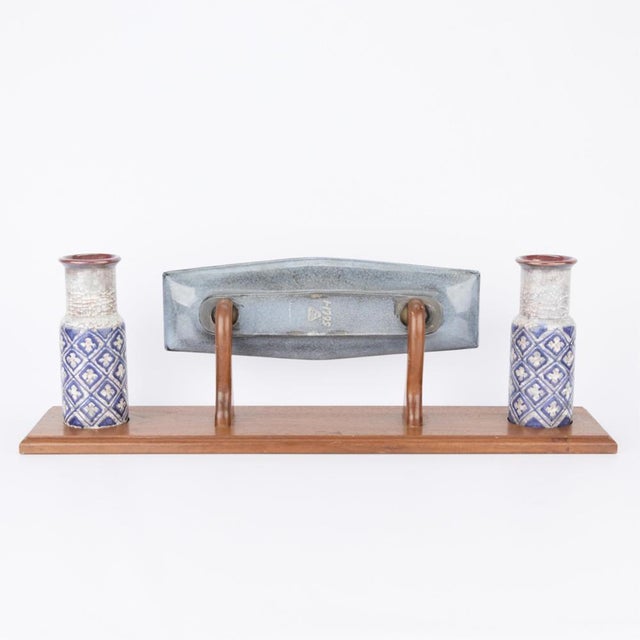 A unique Danish Modern four-piece set by Marianne Starck (German-Danish, 1938-2007) for Michael Andersen & Son. The set...