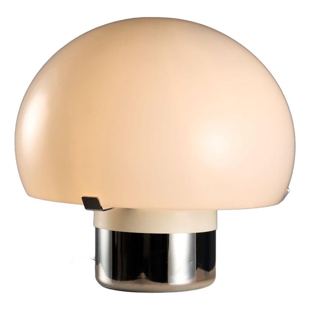 Vintage Mushroom-Shaped Table Lamp in Plastic, 1970s For Sale