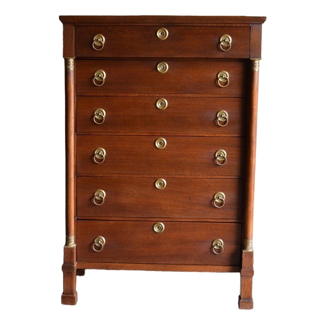 Antique Oak Empire Chiffonier For Sale