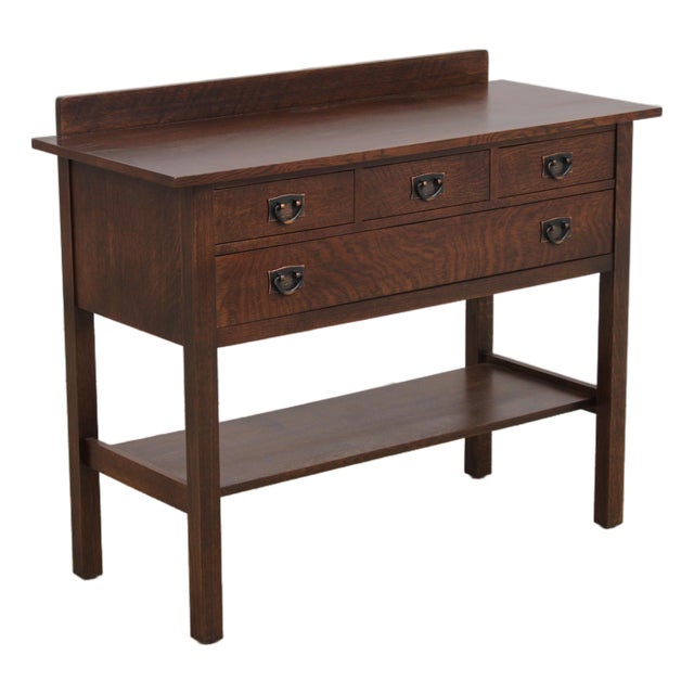 Stickley Mission Oak 4 Drawer Server For Sale