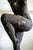 Metal Mid 20th Century Monumental Art Deco Bronze Dancer After d.h. Chiparus, 27.5” Sculpture on Marble Base For Sale - Image 7 of 7