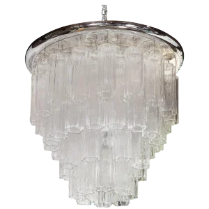 1960s Vintage Italian Murano Tronchi Chandelier