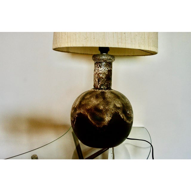 Large Ceramic Lamp, West Germany, 1960 For Sale - Image 6 of 7