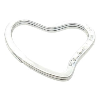 Tiffany & Co Estate Heart Money Clip or Bookmark Sterling Silver For Sale