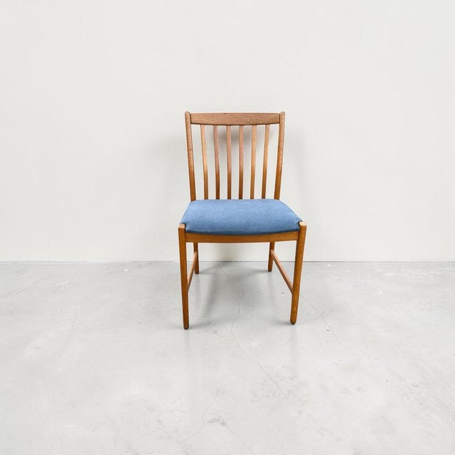 Modern Vintage Swedish Dining Chairs from Skaraborgs Möbelindustri, 1950s, Set of 4 For Sale - Image 3 of 7