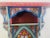 A stunning pair of vintage hand painted Moroccan spice shelves or racks. The shelves are finely hand painted featuring...