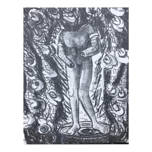 1992 Adrienne Anderson Female Nude Lithograph