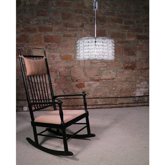 Austrian Drum Flush Mount Chandelier, 1950s For Sale - Image 3 of 7