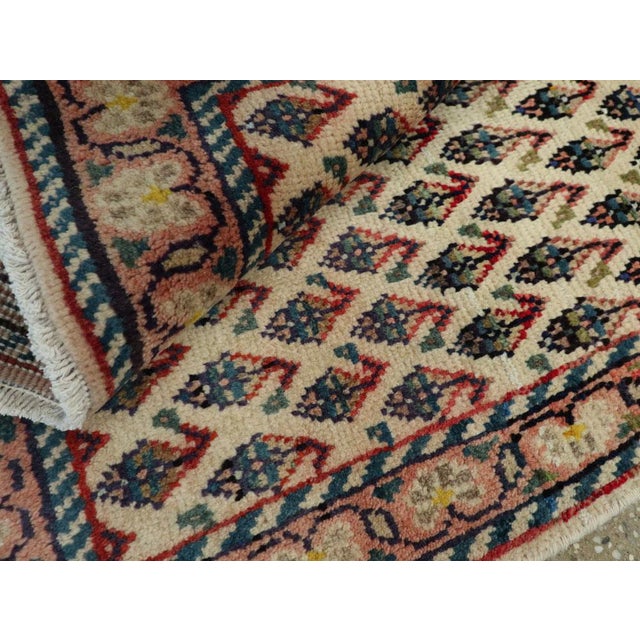 Beige Vintage Persian Hamadan Rug – Size: 2' 2" X 4' 4" For Sale - Image 8 of 9