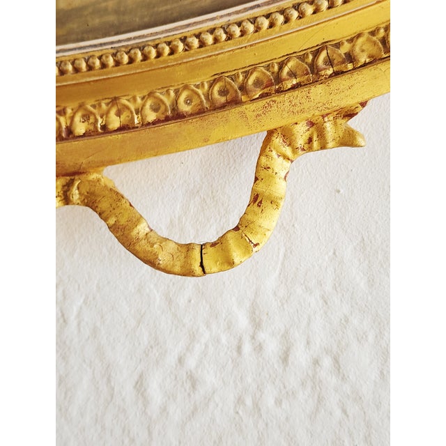 Antique Early 20th Century Adam Style Giltwood Mirror For Sale - Image 14 of 16