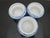 Chinese Blue & White Porcelain Lotus Flower Mini Bowl Vase Pot Set of 3 For Sale In Portland, OR - Image 6 of 7