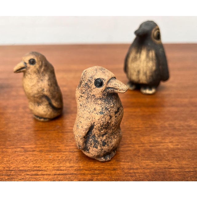 Mid-Century German Studio Pottery Penguin Figurines from Worspweder Keramik, 1960s, Set of 5 For Sale - Image 5 of 15